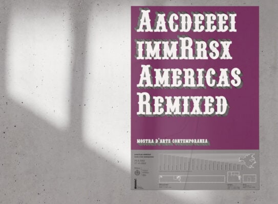 americas remixed: la ricerca dell’identità visiva per una mostra d’arte contemporanea